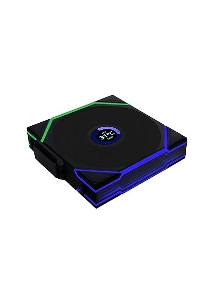 Lian Li Uni Fan Tl Wireless LCD 1X120MM Siyah Kasa Fanı (G99.12TLLCD1W1B.00)