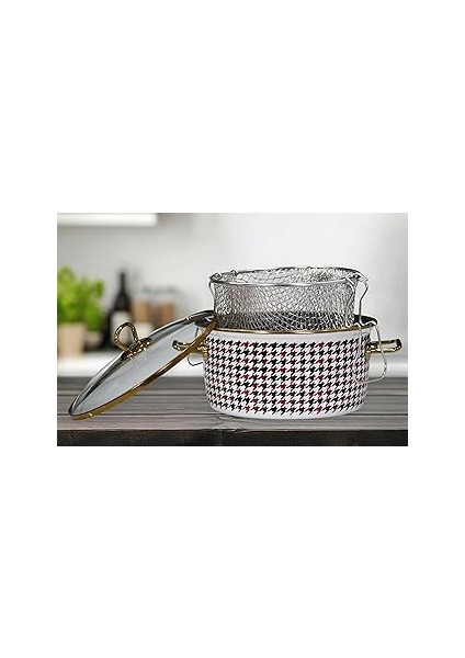 Pr Home Forte Red Emaye Kızartma Tenceresi 22 cm