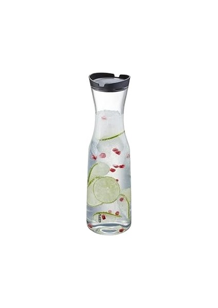 Gefu Smartline Borosilikat Cam Sürahi Kapaklı, 1 Litre, Cam Sürahi, Su, Cam Sürahi, Buzlu Çay, Meyv