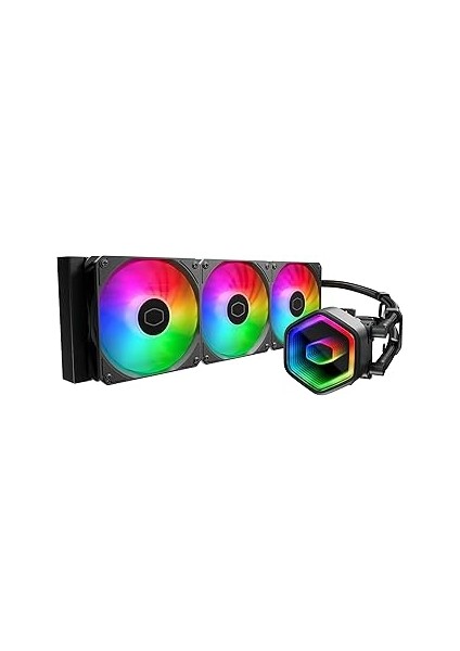 Cooler 360 Çekirdek Ii Aio Cpu Sıvı Soğutucu, R9 | U9 | I9, Çift Bölmeli G9R Pompa, Infinity