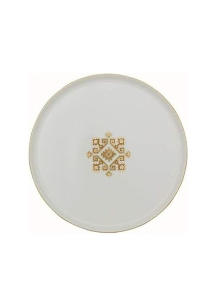 Arabesque Desen Düz Tabak 21CM