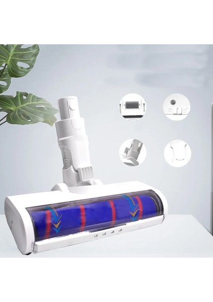 LED Işıklı Islak Kuru Turbo Süpürge Başlığı Elektrikli Fırça Başlık, yedek Rulo Başlık fiyatları