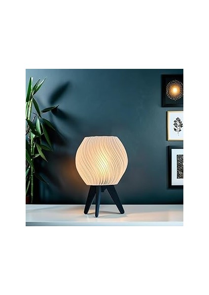 Gece Lambası - Yatak ve Masa Lambası, Eşsiz Tasarım, Modern Yakamoz Dekoru