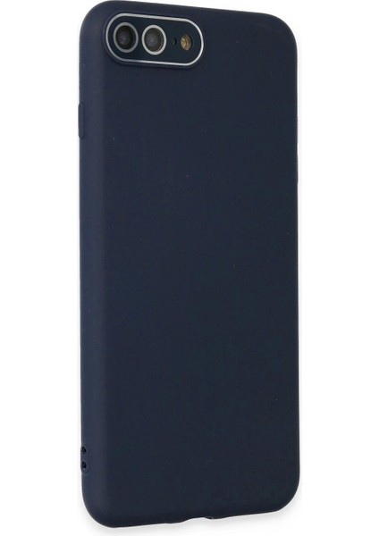 Newface iPhone 7 Plus Kılıf Lansman Glass Kapak - Lacivert fiyatları