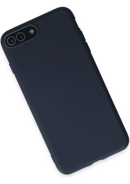 Newface iPhone 7 Plus Kılıf Lansman Glass Kapak - Lacivert modelleri