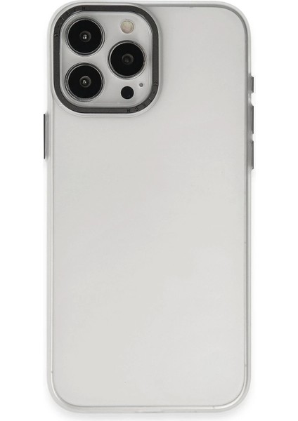 Newface iPhone 15 Pro Max Kılıf Modos Metal Kapak - Şeffaf