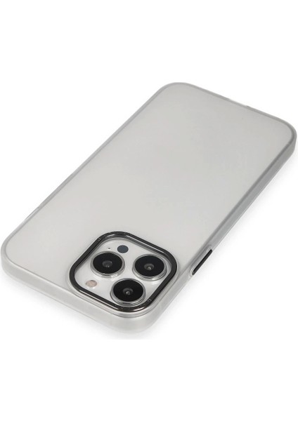 Newface iPhone 15 Pro Max Kılıf Modos Metal Kapak - Şeffaf fırsatları