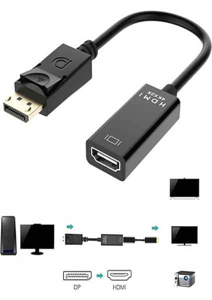 Dısplayport To Hdmı Dişi 4k*2k Çevirici Converter Dönüştürücü indirimleri