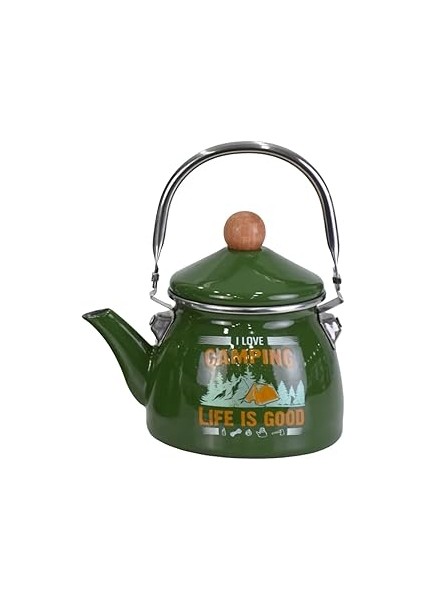 Pr Home Camping Emaye Demlik Kettle Küçük 1.1 Lt