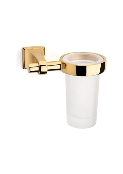 System Steplıne Duvara Monte Diş Fırçalığı Gold Renk 128X103X131 mm