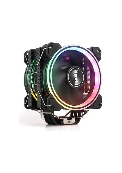 Dark Freezer X128, 2X12CM Frgb Led'li, Intel & Uyumlu, 4pin Pwm Fanlı, 6x Isı Borusu, Direkt Ko