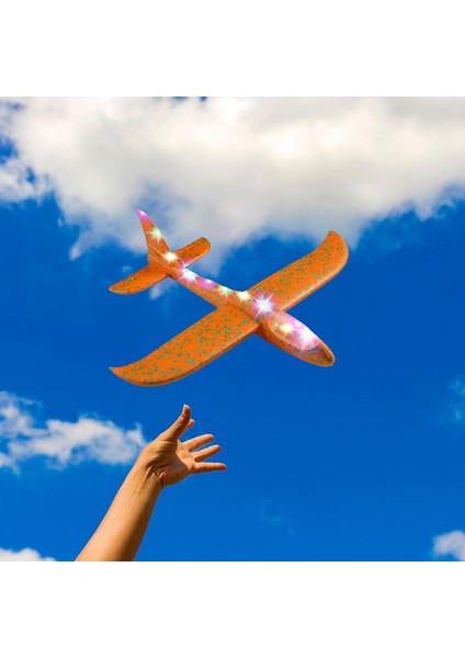 Çocuk Köpük Uçak Oyuncak -Led Işıklı-El Planörü,elle Atılan Eğlenceli Dayanıklı Uçan Oyuncak fiyatları