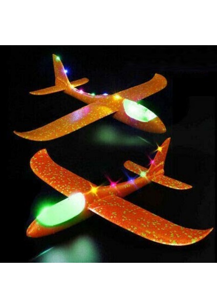 Çocuk Köpük Uçak Oyuncak -Led Işıklı-El Planörü,elle Atılan Eğlenceli Dayanıklı Uçan Oyuncak fırsatları