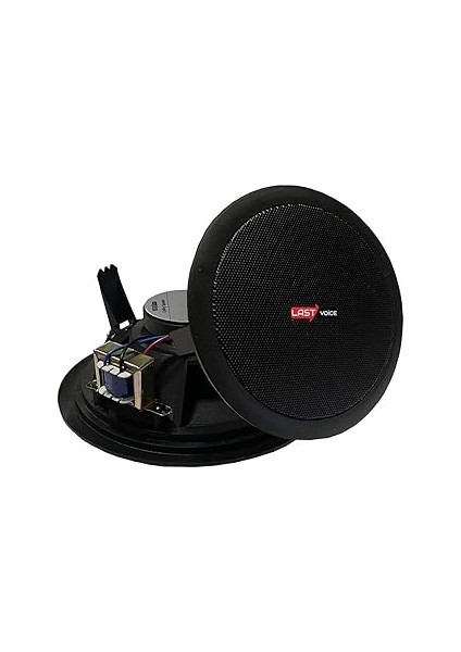 Lastvoice Tvx-6tb Trafolu Alçıpan Tavan Hoparlörü (Siyah 16 Cm 30 Watt)