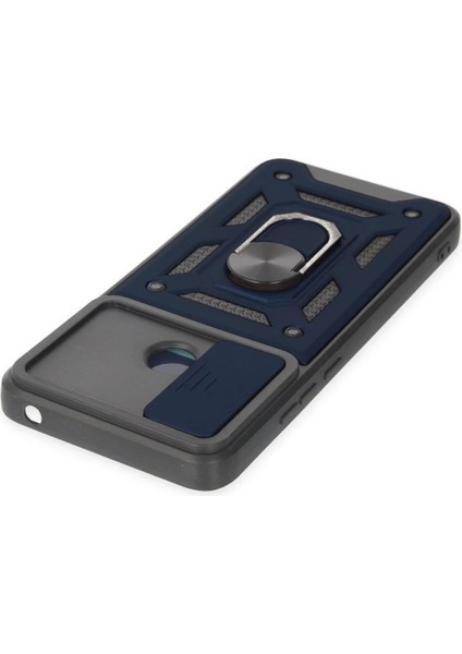 Newface Xiaomi Redmi 10C Kılıf Pars Lens Yüzüklü Silikon - Lacivert fırsatları