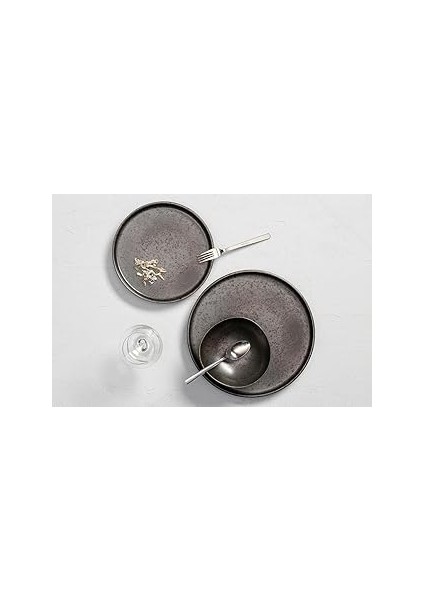Stoneware Ironstone 3 Parça Tek Kişilik Yemek Takımı