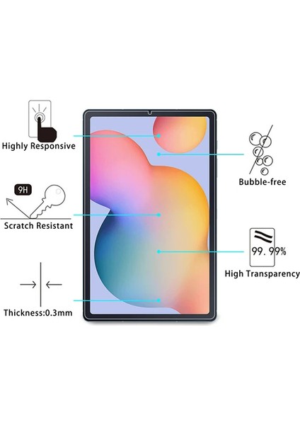 Galaxy Tab S6 Lite P610- P615 Tempered Kırılmaz Cam Ekran KORUYUCU-(1903) - KA6697-7011