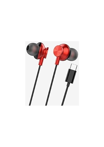 Linktech H341 Mikrofonlu Kulak Içi Tip-C Kablolu Kulaklık
