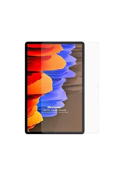 Microsonic Galaxy Tab S8 Plus X800 Matte Nano Glass Cam Ekran Koruyucu [galaxy Tab S8 Plus