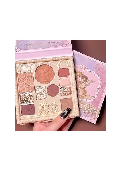 Joyzzz Göz Farı Paleti, Kadınlar Nude Göz Farı Paletleri, 10 Renk Vintage Cameo Göz Farı Palet