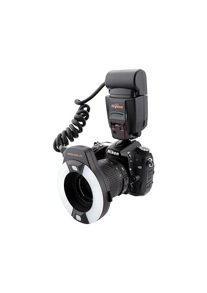 Meike MK-14EXT-N I-Ttl (Macro) Makro Ring Flaş Nikon Ile Uyumlu