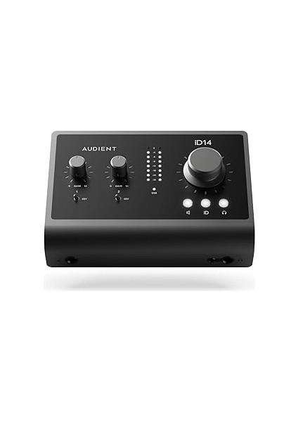Audient ID14 Mkii Ses Kartı, A Sınıfı 2 Kanal Preamp (Yüksek Performanslı USB Ses Arayüzü, Usb-C Ba