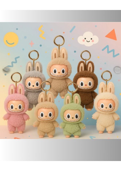 Labubu Peluş Oyuncak – Labubu Model Sevimli Bunny Çanta Aksesuarı & Hediyelik Peluş Keychain