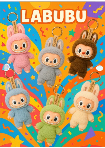 Labubu Peluş Oyuncak – Labubu Model Sevimli Bunny Çanta Aksesuarı & Hediyelik Peluş Keychain