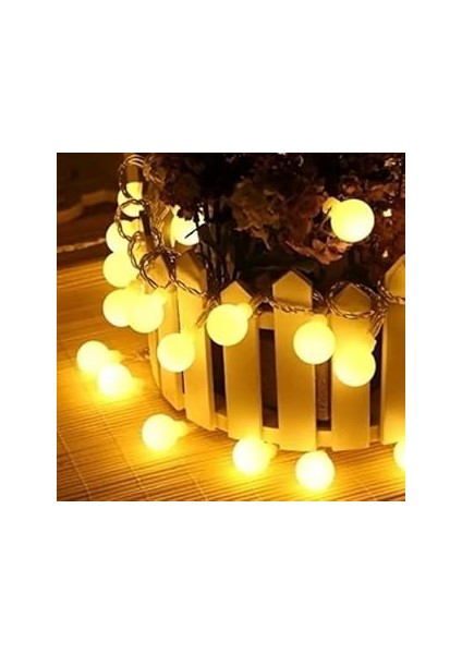 Sna Top LED Işık 5 Metre Boncuk LED Sabit Yanan Dekoratif LED Işık Gün Işiği