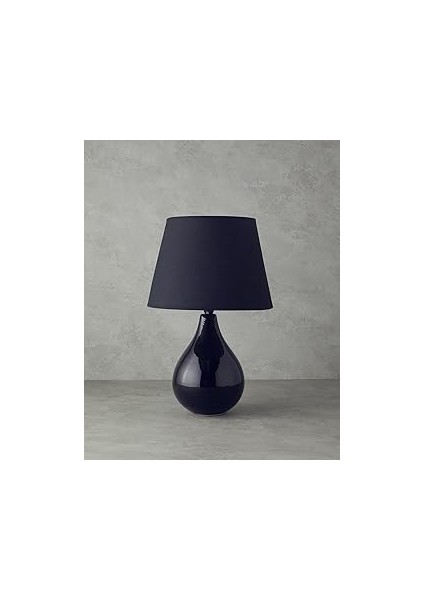 English Home Becca Seramik Abajur Siyah