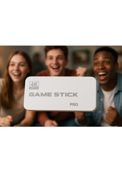 3D 4K Hd 2.4g Game Stick Oyun Konsolu – 64 GB – 30.000+ Retro Oyun – Çift Kollu modelleri