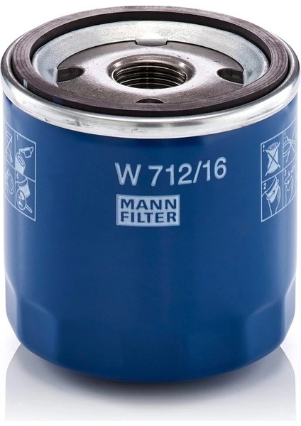 W 712/16 - Yağ Filtresi - Mann Fılter
