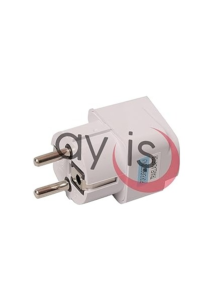 Ay-Iş Evrensel Adaptör Seyahat Fişi Beyaz Ab Normu - 250V Ac 10~16A