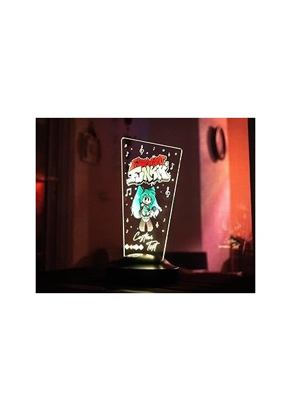 Friday Night Funkin Oyunu Gece Lambası Girlfriend, Iyi Hediye, Oyun Odası Dek