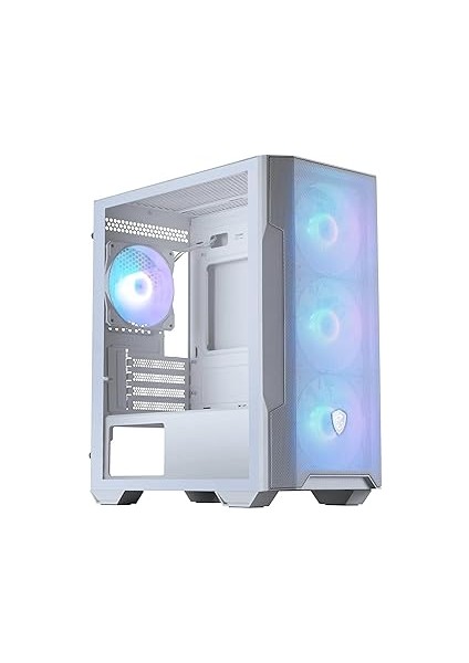 Forge M100R White Temperli Cam 3X120MM 1X120MM Argb Fan Matx Gaming Bilgisayar Kasası