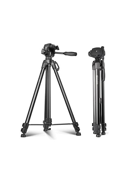 Hobimtek HT-T04 Alüminyum 173 cm Tripod Profesyonel Taşınabilir Dslr Cep Telefonu Tripodu