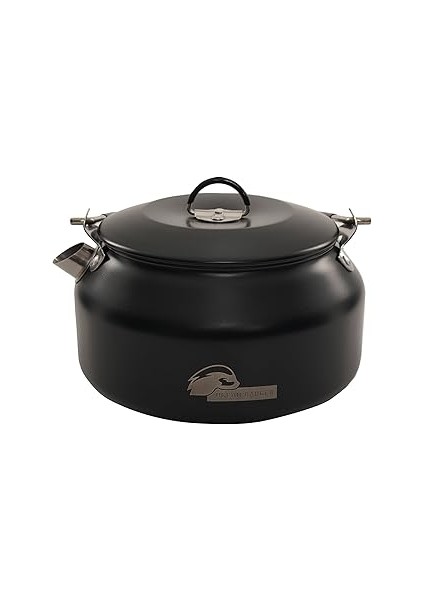 Urban Badger Siyah Balbal 1 Lt Renkli Kamp Çaydanlığı , Hafif Alüminyum Alaşımlı Gıda Sınıfı Çaydan