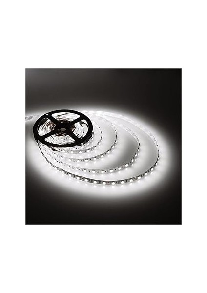 Lorex LR-SL05 LED Şerit Işığı, 3 Çipli, Beyaz IP20 Şerit Led, 5 Metre