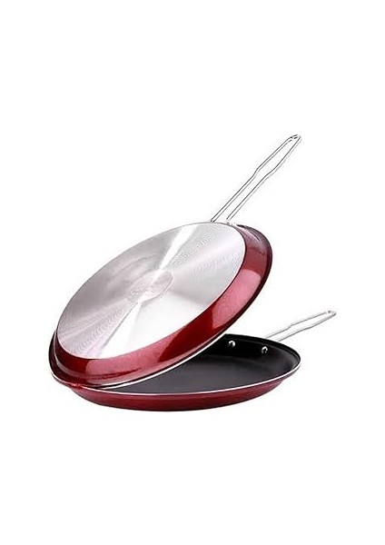 Esra Çift Taraflı 32 cm Balık Menemen Krep Börek Tavası