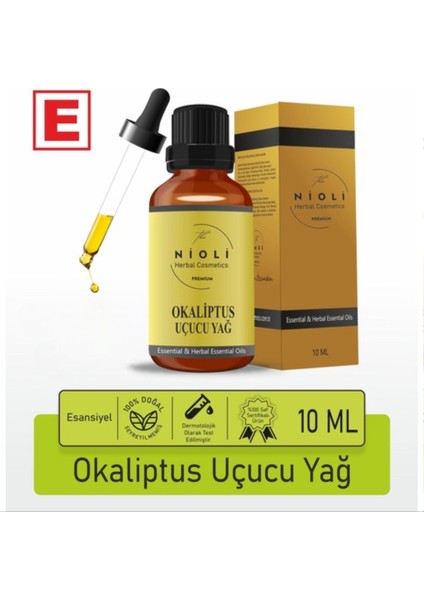 Okaliptus Esansiyel Uçucu Yağ Buhurdanlık Yağı Aromaterapi Yağı 10 ml