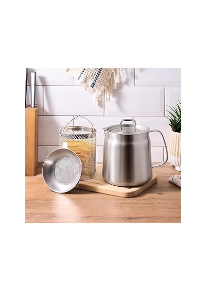 Arow Çelik Kızartma Potu 2 Litre