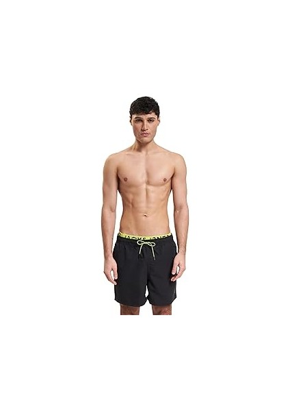Jack & Jones Jpstfiji Jjswim Db Wb Neon Ly Mayo Erkek