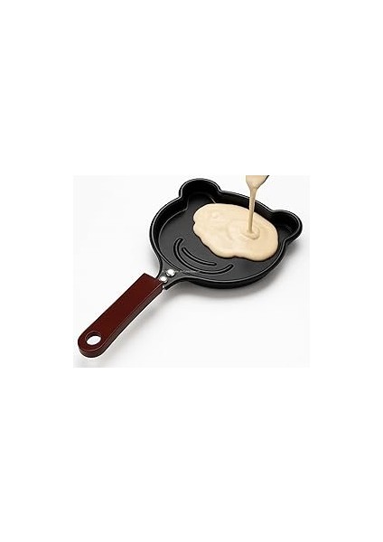 Hayvan Figürlü Pankek ve Omlet Tavası, Çocuklar Için Eğlenceli Mutfak Aleti, Yapışmaz Kapl