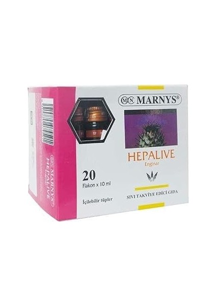 Marnys Hepalive Enginar 10 ml 20 Ampul