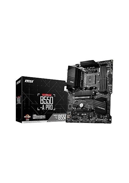 B550-A Pro Am4 Ddr4 Bellek 4400(OC) HDMI Dp M.2 Usb3.2 Atx Anakart
