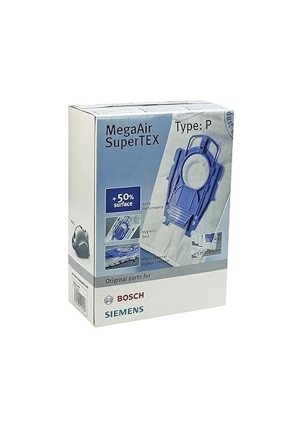 BBZ41FP Elektrikli Süpürge Torbası 468264 Tasarlanmış
