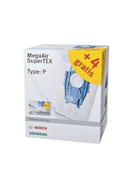 Bosch/siemens Tip P/toz Torbası Keçe/4 Adet/vb. Bsg8, VS08 12 Stück VZ123FP