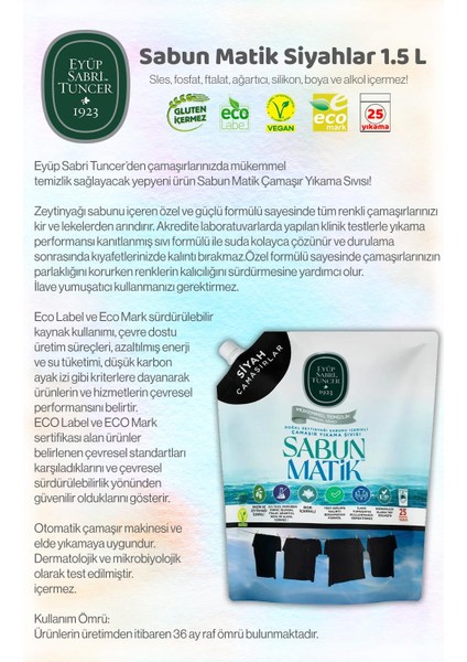 Beyazlar X3 + Siyahlar X3 Çamaşır Yıkama Sıvısı 1. 5 L ve Rosıe