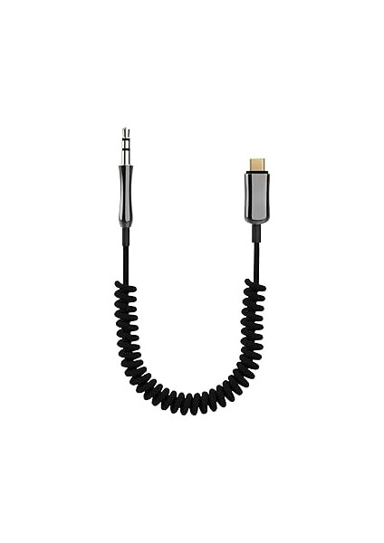 Pdateknoloji Type-C To 3.5mm Örgülü Aux Kablo Dönüştürücüleri (Tüm Type-C Girişli Telefonlar İle Uy