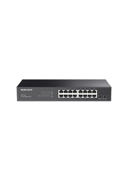 Mercusys Ms116gs; 16-Port Gigabit Portlu, Metal Kasalı, Qos Özellikli, Kurulum Gerektirmeyen Tak Ve